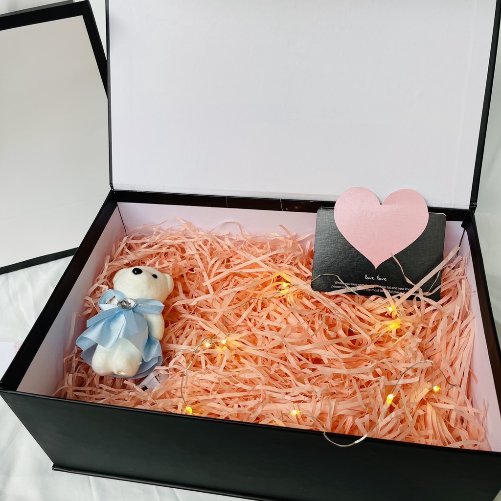 Hộp quà size to Gift for you size to, túi xách, quần áo,hộp quà bất ngờ, kèm phụ kiện lãng mạn