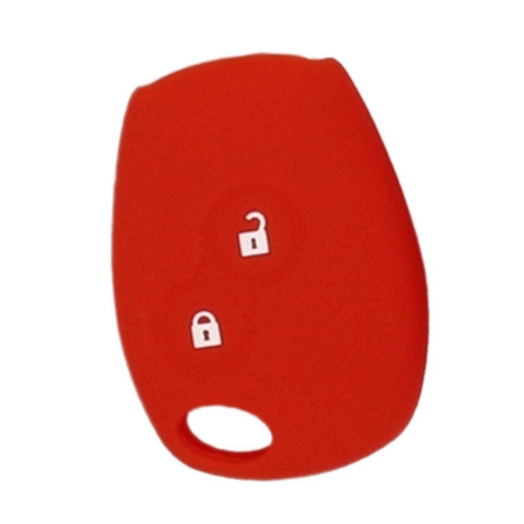 Key Fob 2 Buttons Silicone Protector Cover Case For