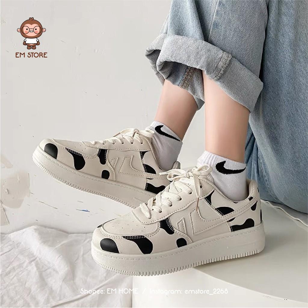 GIÀY SNEAKER COW | EM HOME | S0178