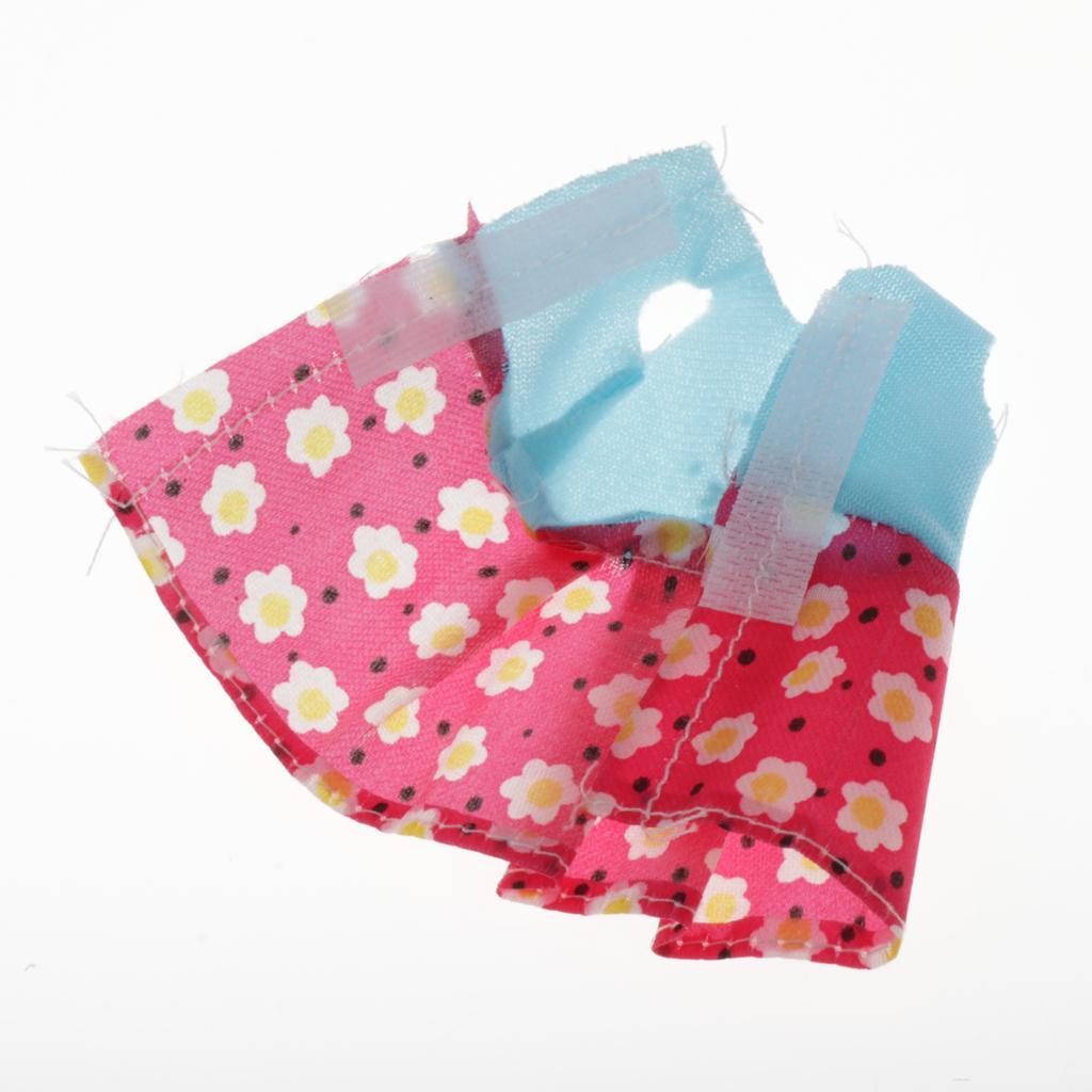 8x Fashion Clothes Party Clothes Dress Shoes Outfits for 6.3 in. Dolls Gift