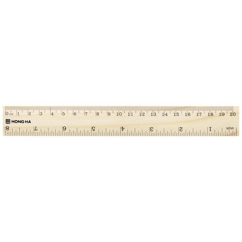 Thước Kẻ Gỗ Green 20 cm - Hồng Hà 3491