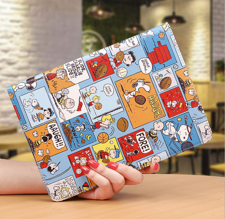Bao da dành cho ipad 2017/2018/gen 5/6/Air 1/2 hoat hinh