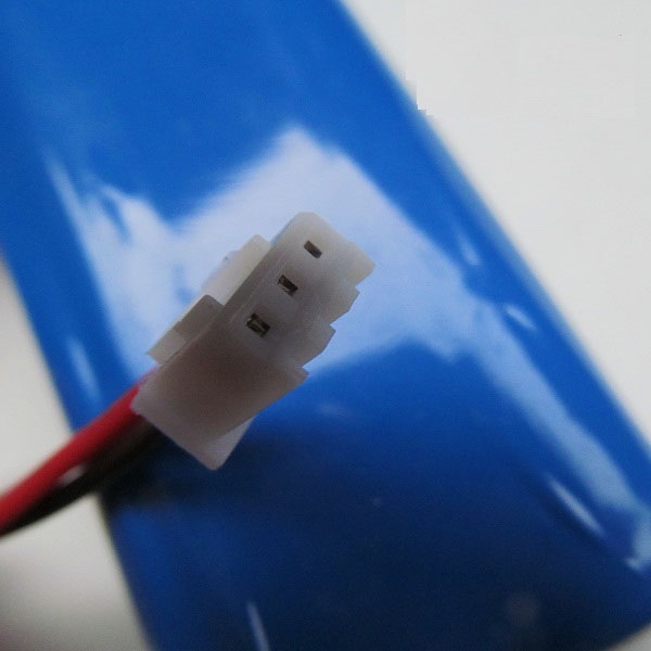 Pin sạc 2S 18650 7.4V dung lượng 1500mAh chân cắm càng cua đen SM 2P
