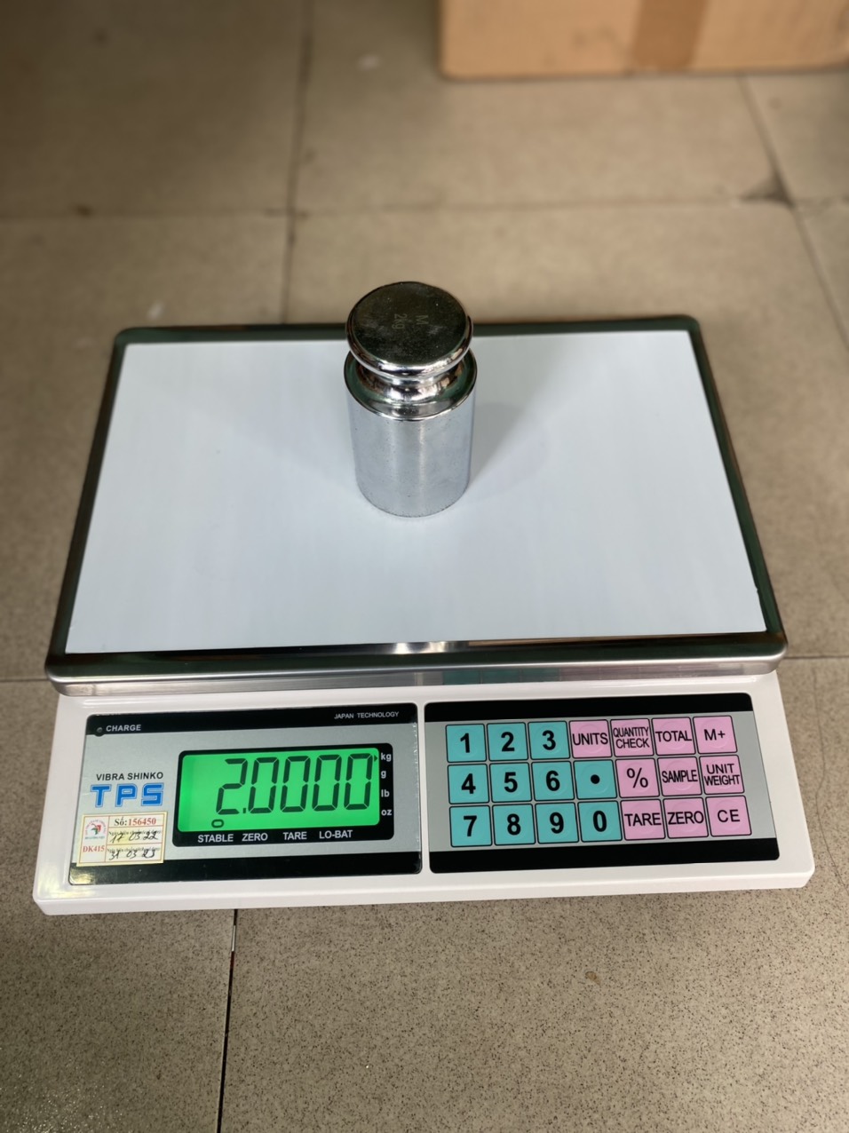 Cân Điện Tử VIBRA TPS HW 30 kg