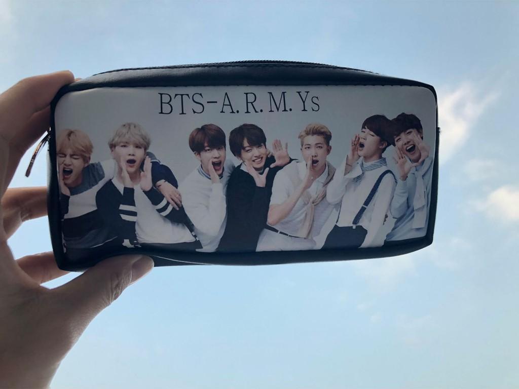 Túi Đựng Bút In Hình BTS cho Fan BTS