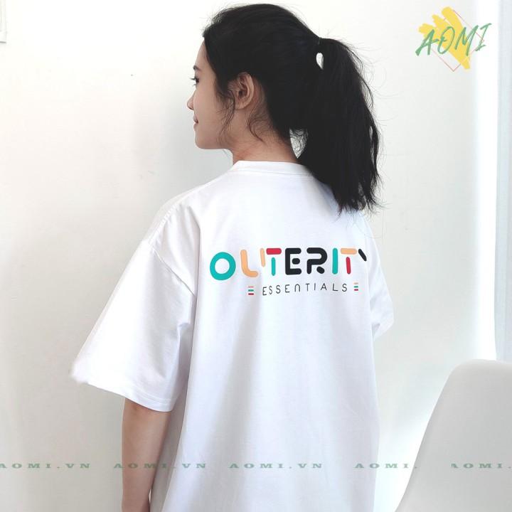 Áo Thun Nam Nữ OUTERITY Rainbow Unisex - Kiểu áo phông form rộng có regular và tay lỡ Ulzzang Nelly - Leevin Store