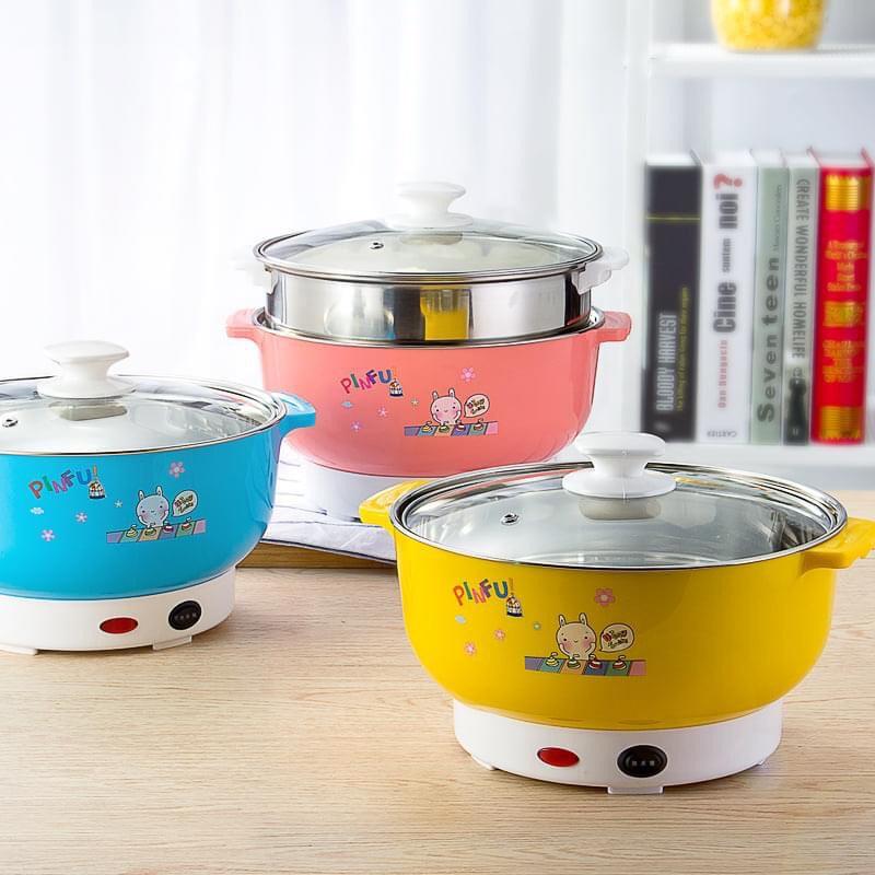 NỒI LẨU MINI SHANBAN CHỐNG DÍNH CÓ LỒNG HẤP CAO CẤP