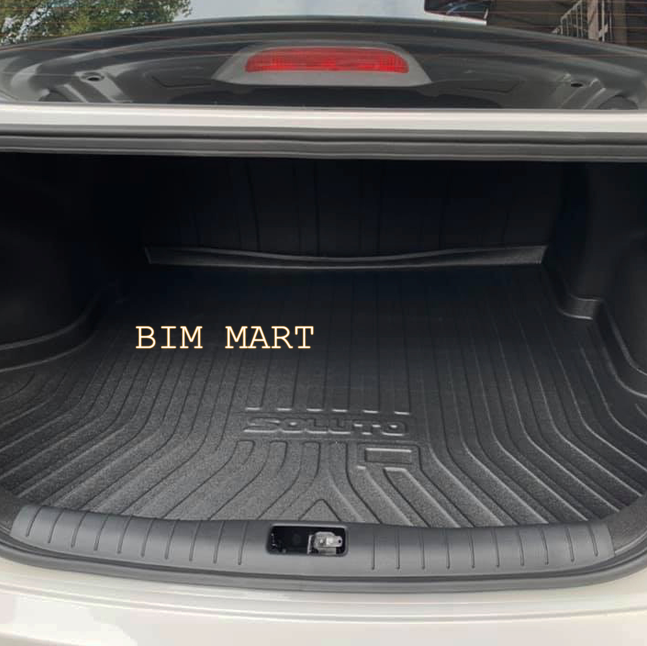 Lót cốp dành cho xe Kia Soluto 2019 - 2021 không mùi, chất liệu TPO cao cấp