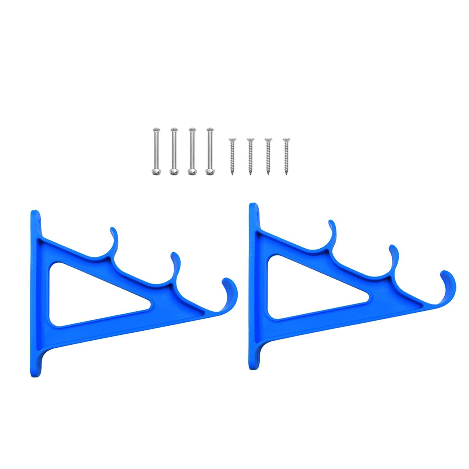 2 Pieces Fishing Rod Storage Rack Practical Durable for Wall Garage Door Car