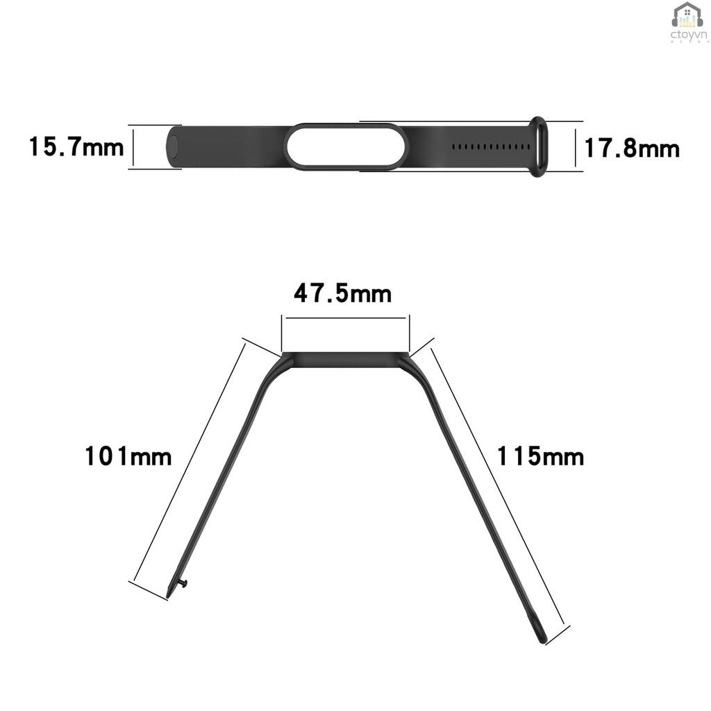 Dây đeo thay thế chất liệu silicon màu trơn cho Xiaomi Mi Band 5/6 Xiaomi Mi Band 5/6