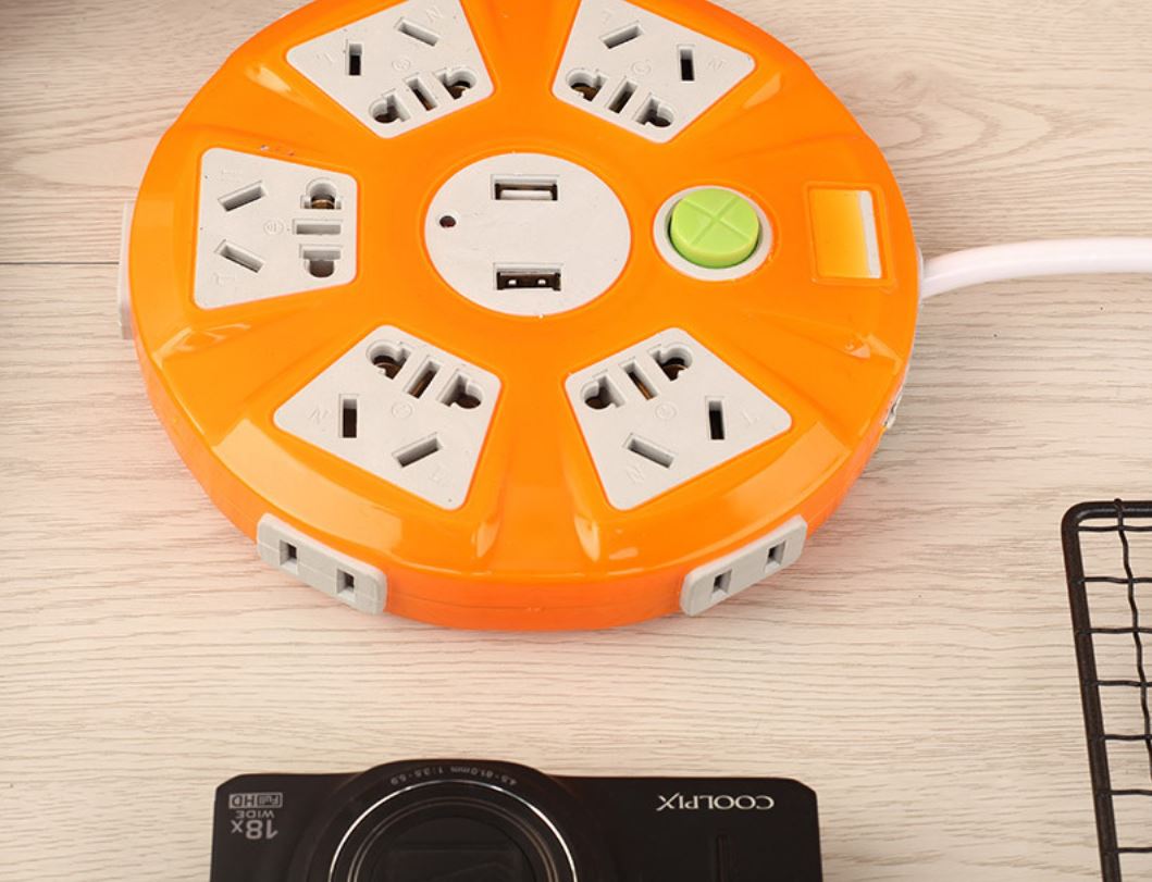 Ổ cắm cổng sạc nhanh USB, ổ cắm điện đa năng 2500W