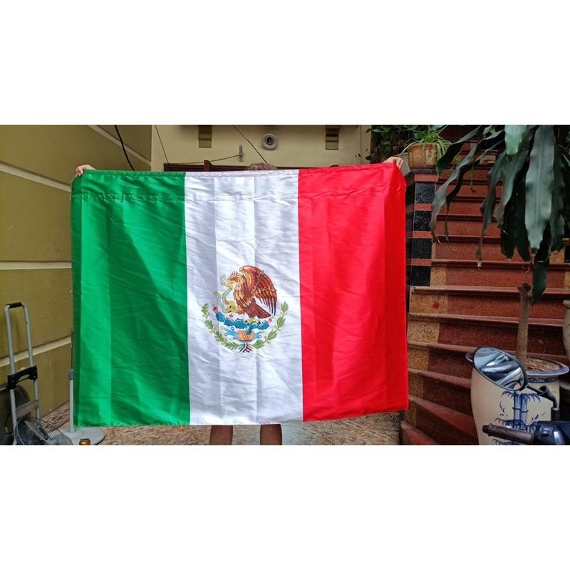Cờ Mexico 1x1,5m in 3D 2 lớp vải