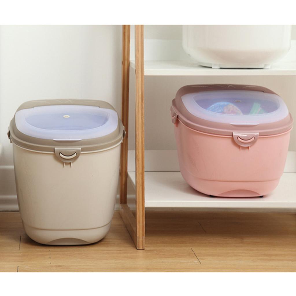 2X Kitchen Food Storage Container Rice Container Box with Lid Insect-proof