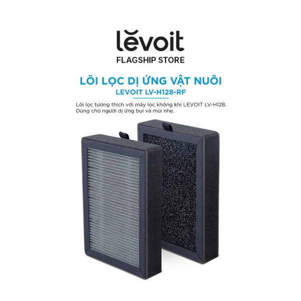 Lõi Lọc Diệt Khuẩn Cho Levoit H128-RF Gồm 2 Bộ Lọc Bộ Lọc Sơ Và Bộ Lọc HEPA | Hàng Chính Hãng