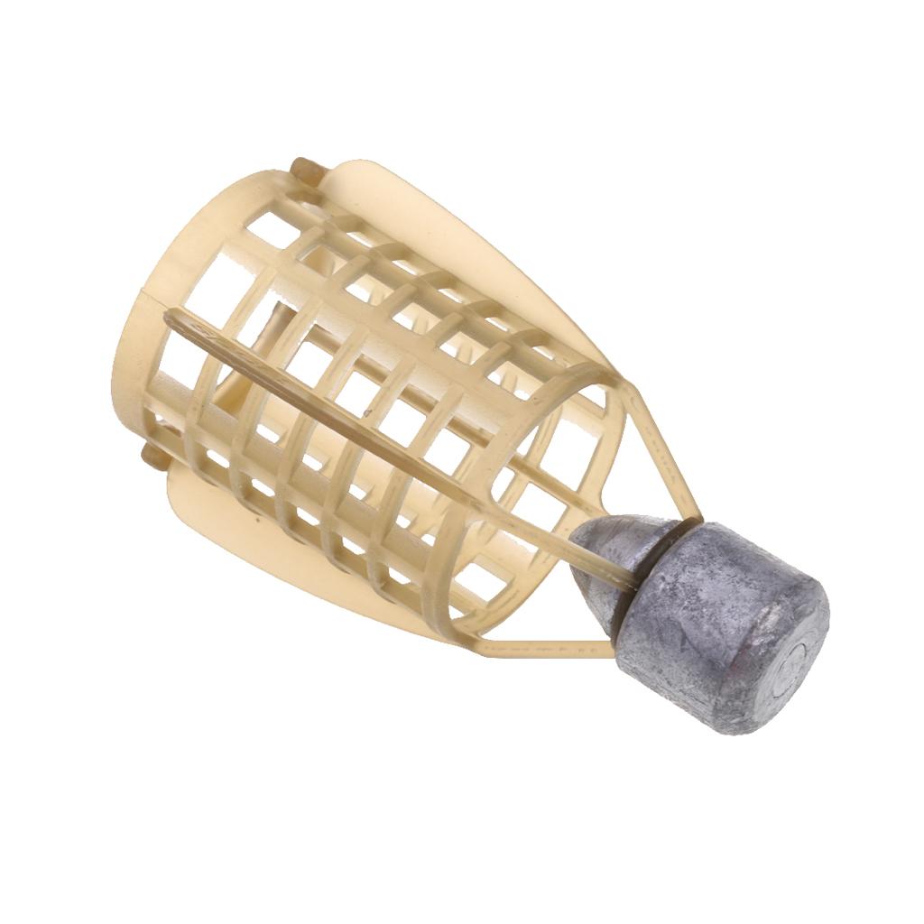 Fishing Feeder Fishing Trap Basket Lures Feeder Fish Bait Cage Fishing Tools Accessory 40g 60g 80g