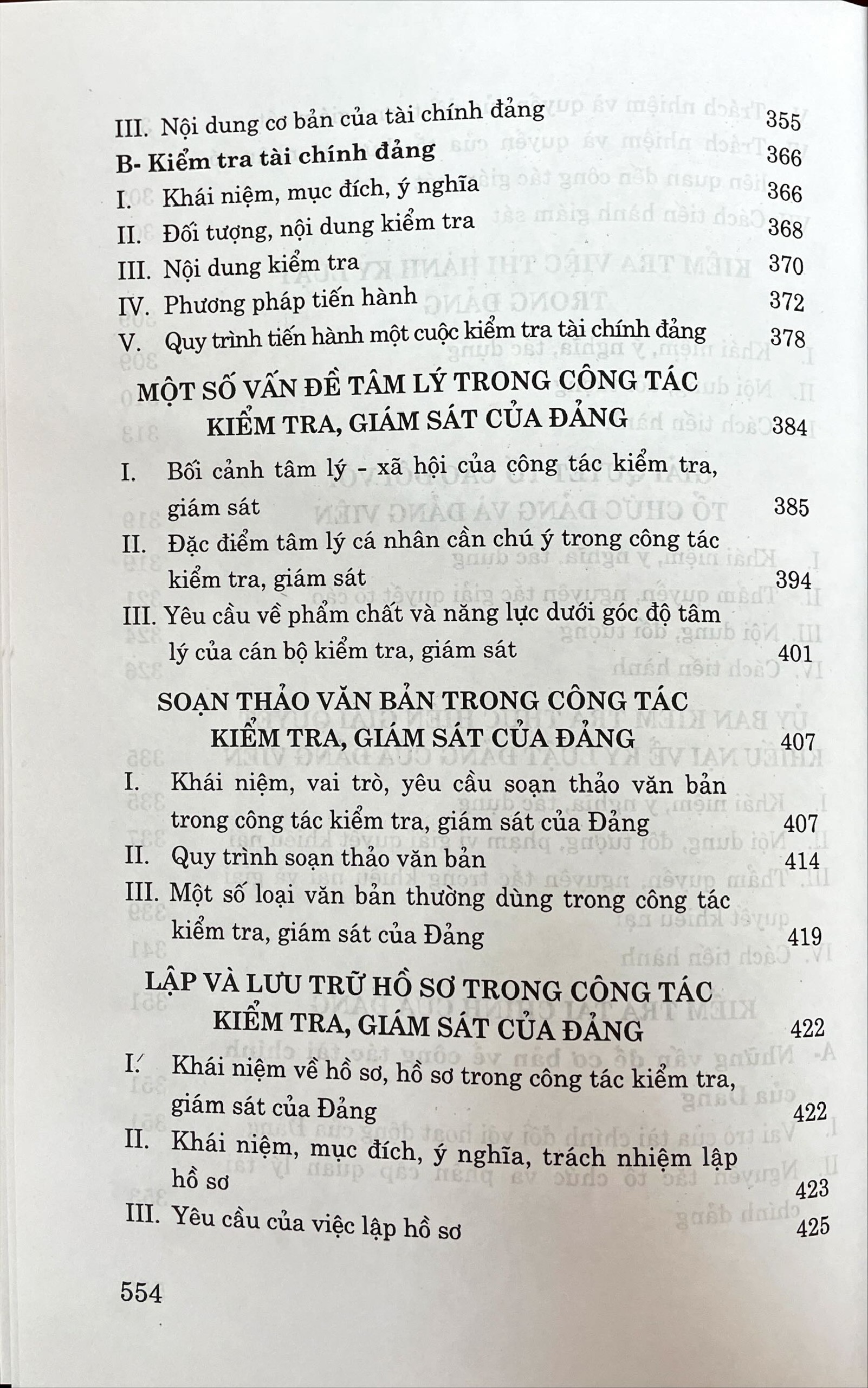 Công tác kiểm tra, giám sát và thi hành kỷ luật trong Đảng (Tài liệu nghiệp vụ dùng cho cấp trên cơ sở)