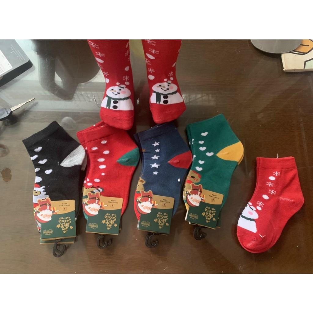 5 đôi Tất Noel giáng sinh an lành cho bé chất đẹp đủ sz 1-12 tuổi