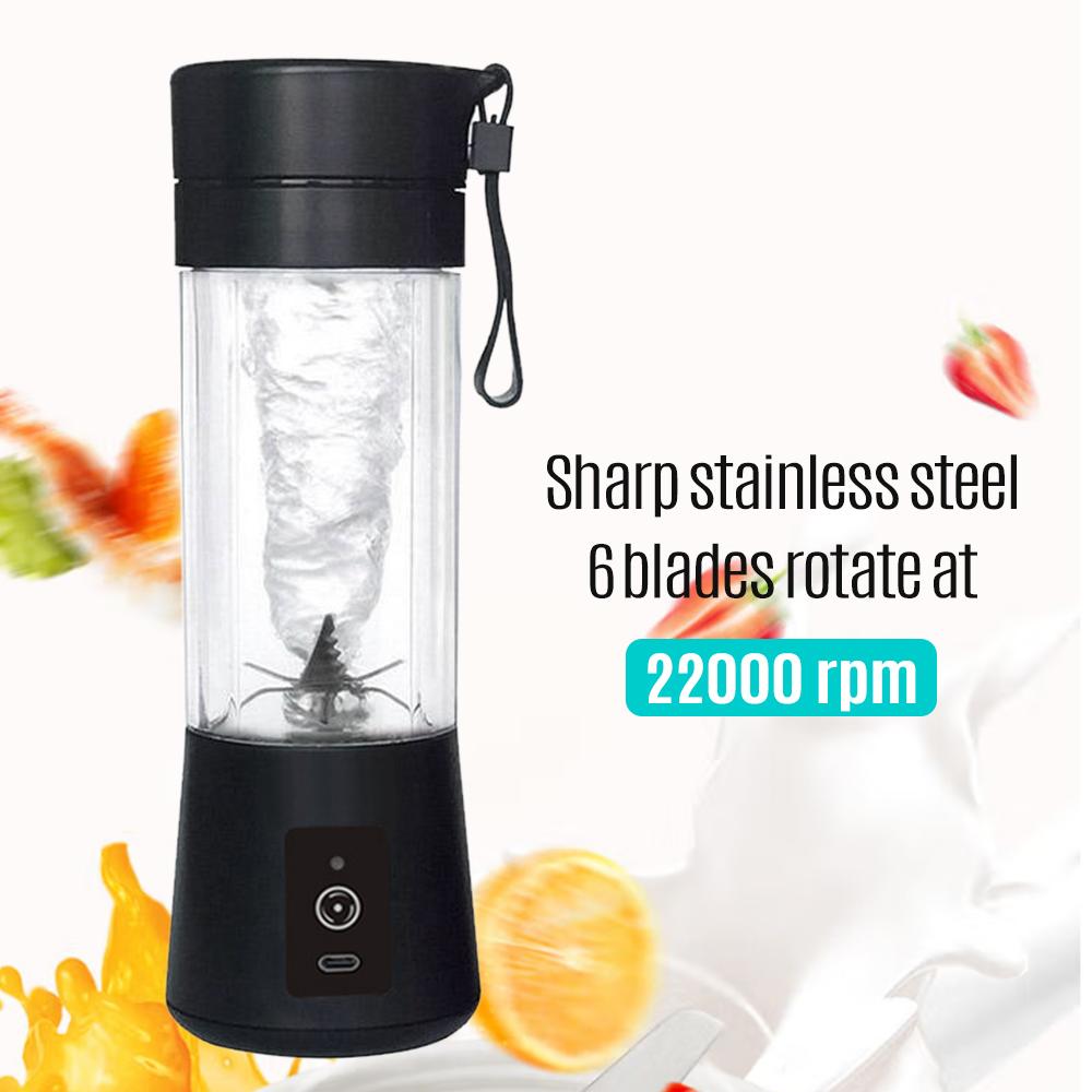 Portable Blender for Shakes and Smoothies Personal Size Single Serve Travel Fruit Juicer Mixer Cup