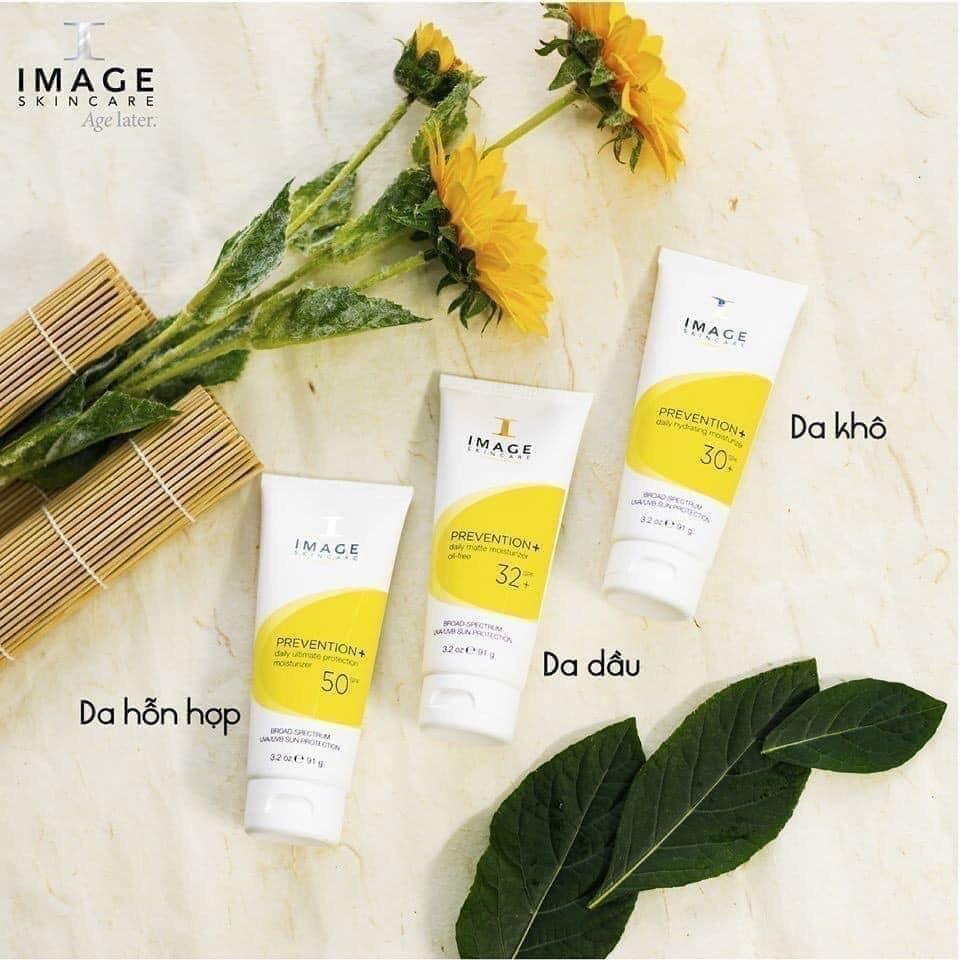 Kem Chống Nắng Vật Lý IMAGE Skincare Prevention SPF30+32+50+ Cho Da Dầu Nhờn, Da Khô, Da Hỗn Hợp Mini 7g