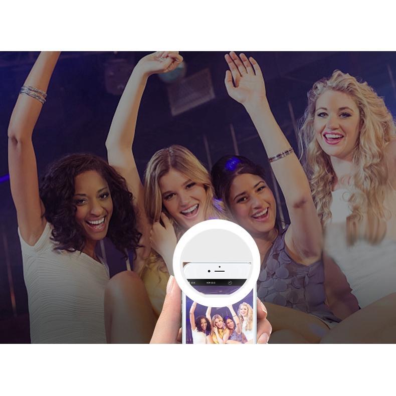 Đèn Led Kẹp Điện Thoại Hỗ Trợ Chụp Ảnh Tiện Lợi