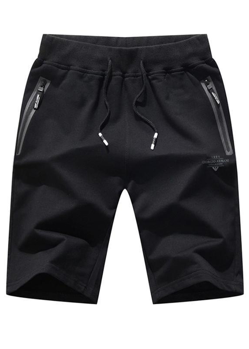 Quần Short Nam Thun Cao Cấp Màu Đen Thời Trang - TC04053