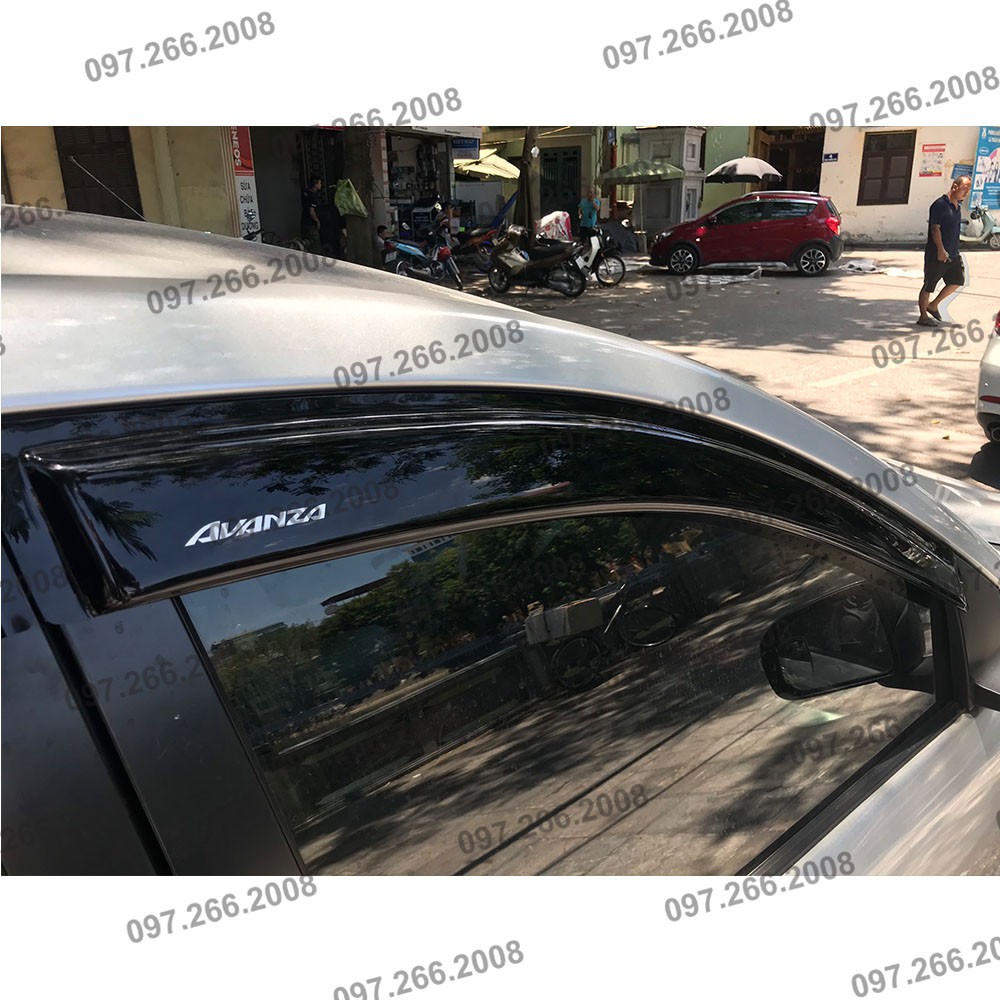 Vè Che Mưa Xe Toyota Avanza 2018-2022, Nhựa đen cao cấp