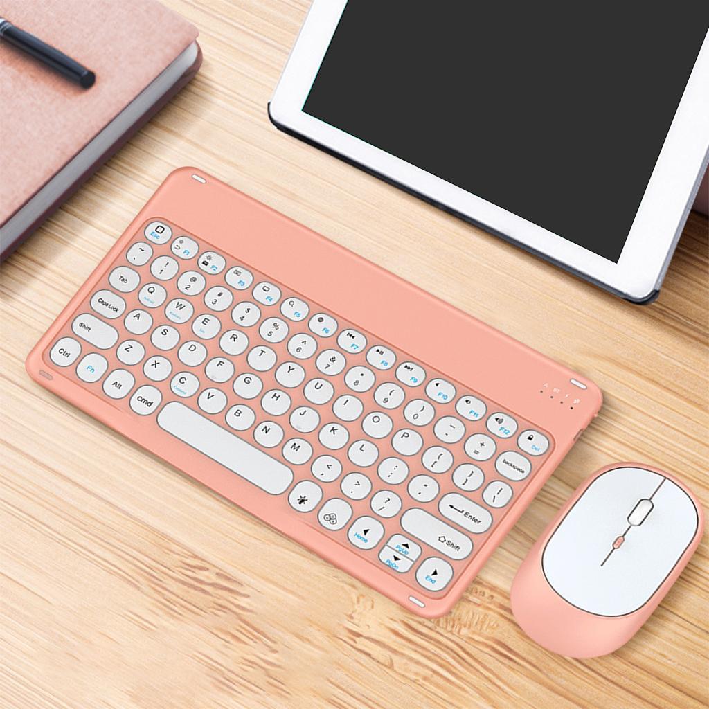 Wireless Keyboard and Mouse Quiet for Laptops Tablets