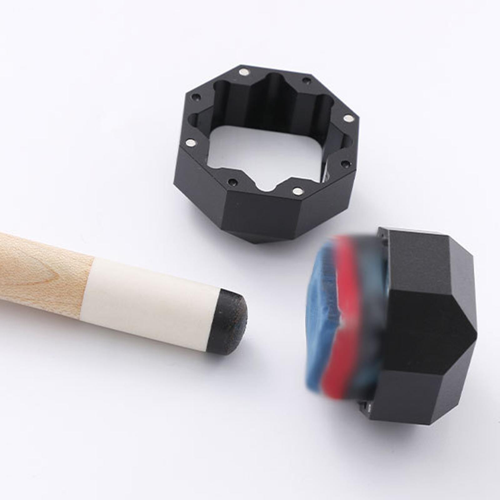 Portable Pool Cue Chalk Holder Billiard Accessories Case Box Container Organizer