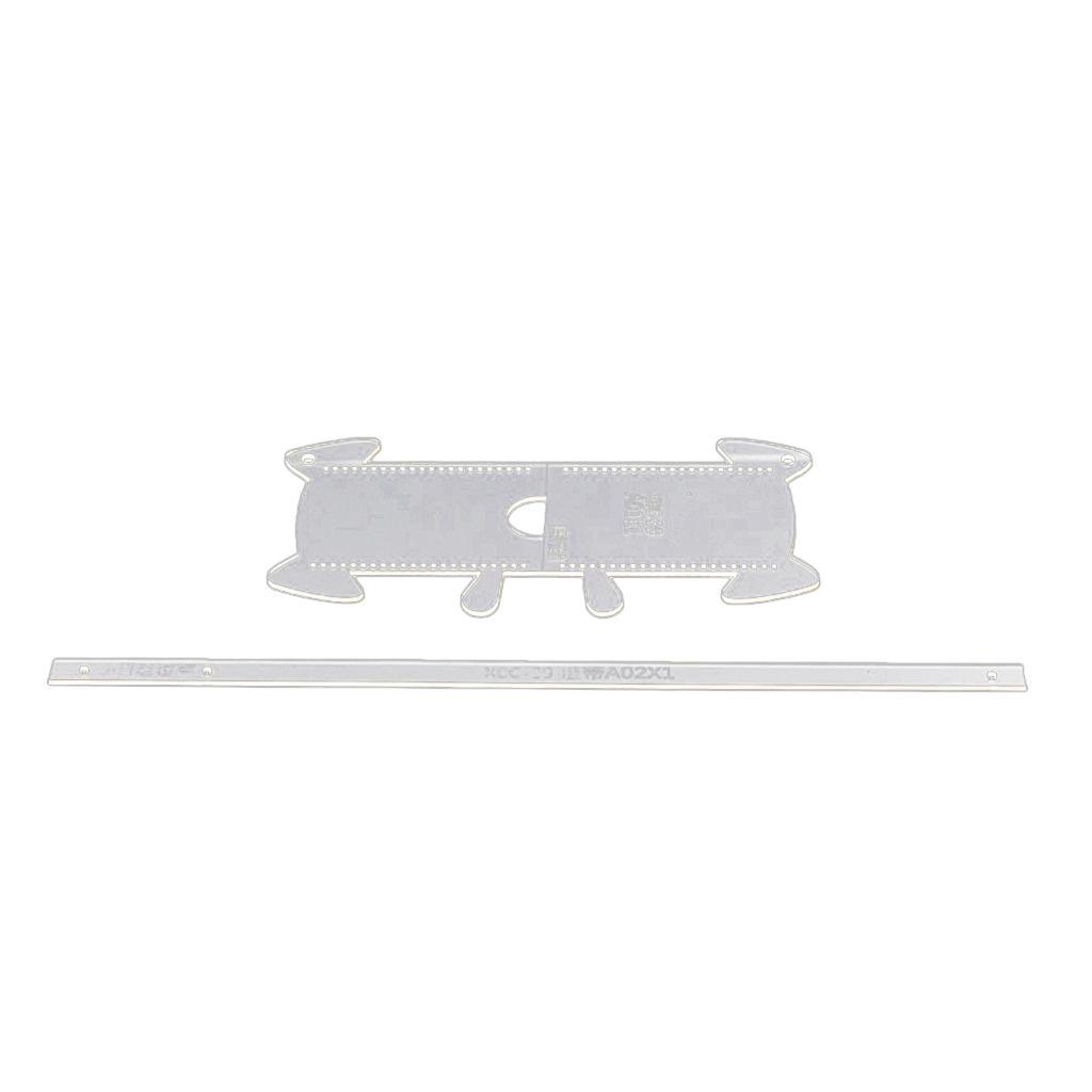 2pcs Dog Card Case Card Bag Leathercraft Acrylic Templates Pattern Stencils