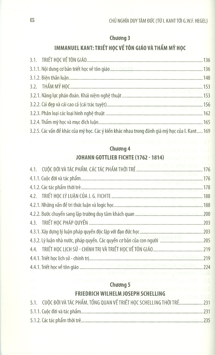 Chủ Nghĩa Duy Tâm Đức - Từ I.Kant Tới G.W.F Hegel (Tủ Sách Khoa Học, Giáo Trình KHXH & NV)