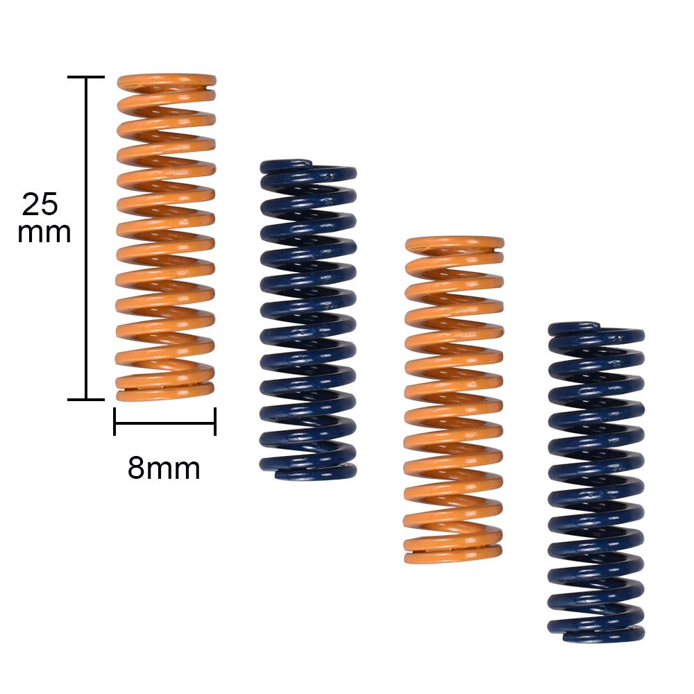 10 cái máy in 3D Bộ phận Mùa xuân cho giường nóng MK3 CR-10 Lò nóng nhập khẩu 25 mm OD 8mm ID 4mm cho máy in 3D