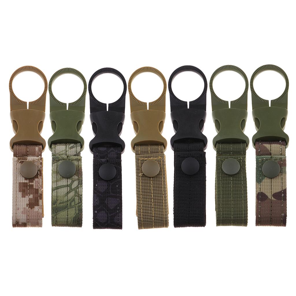 Key Ring Holder Gear Keychain Clip Nylon Webbing Quick Release Buckle Molle Bag Attachments