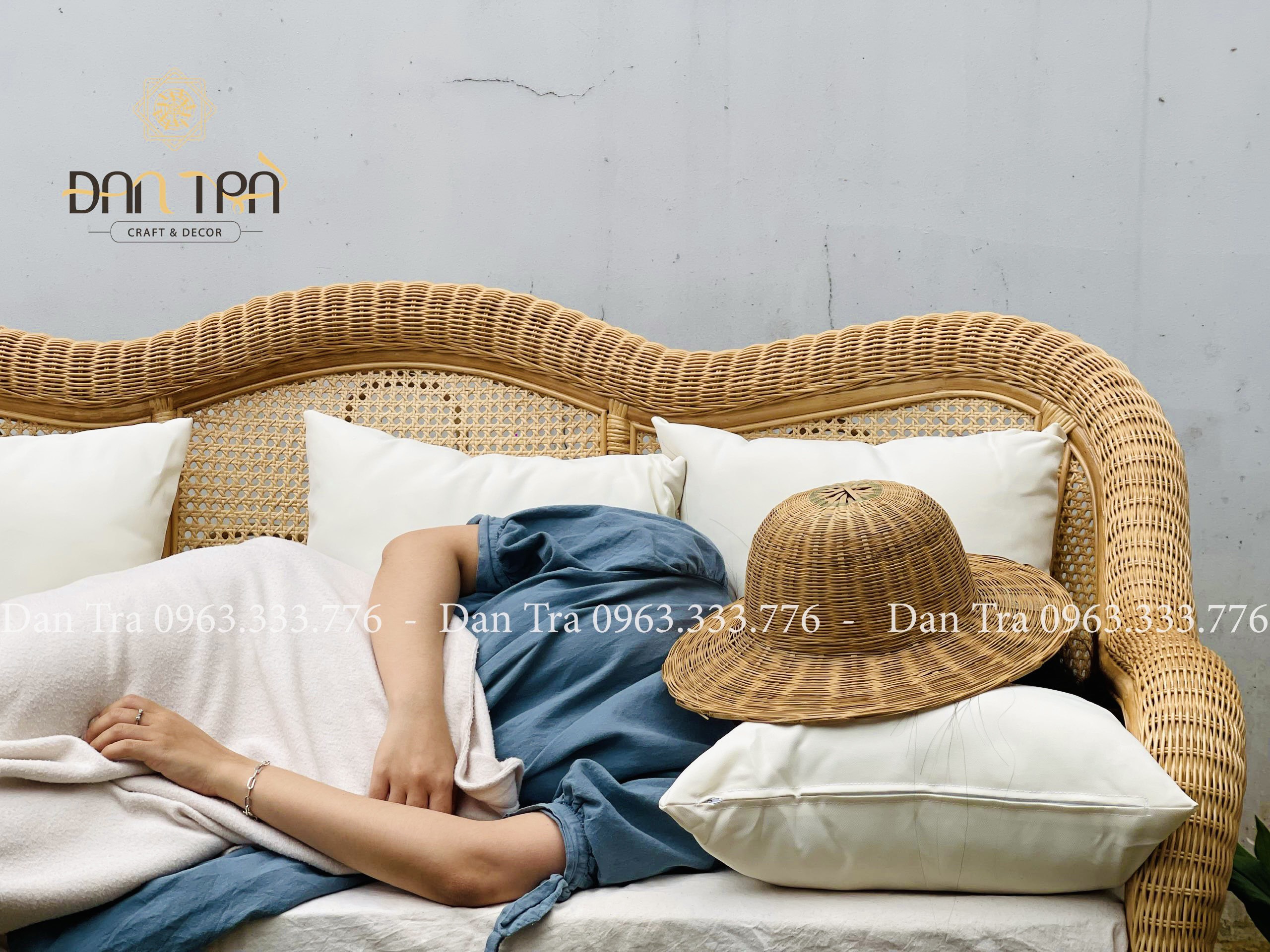 Bộ Bàn Ghế Sofa Mây Phượng Hoàng, Sofa Mây Tự Nhiên Giá Xưởng, Bộ Bàn Ghế Thư Giãn Phòng Khách- Bàn Ghế Mây Tre ĐAN TRÀ