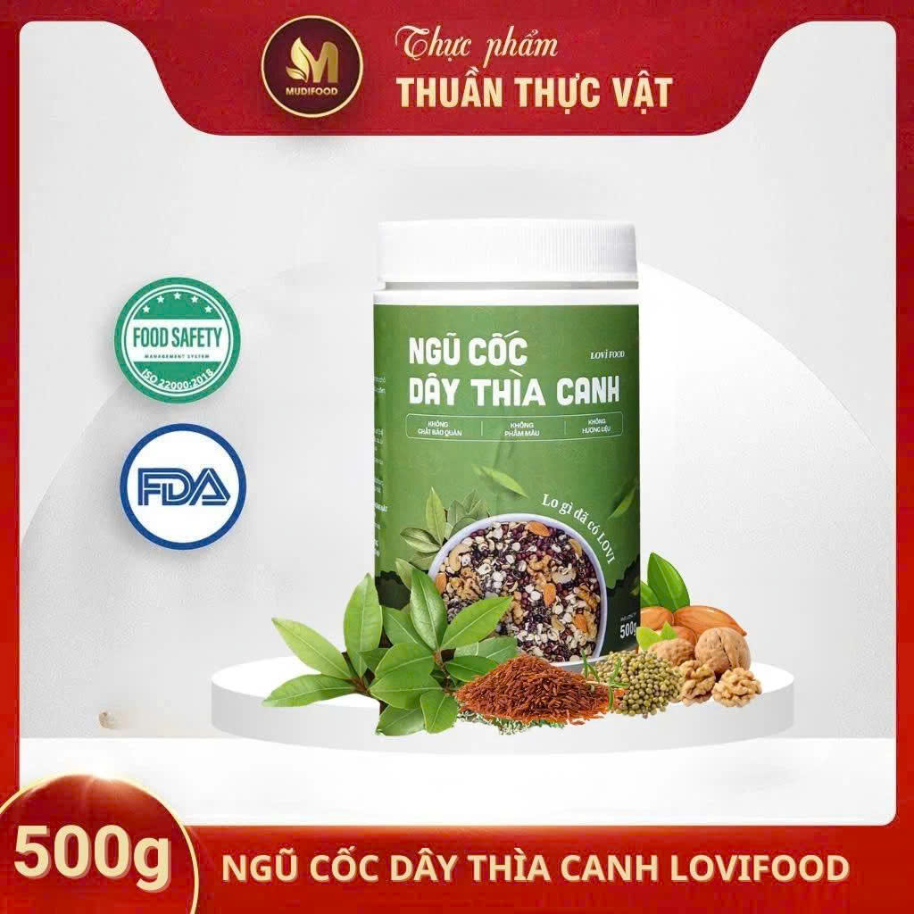 Ngũ Cốc Dây Thìa Canh Lovifood Hộp 500g - Dinh Dưỡng Từ Thực Vật, Tốt Cho Người Tiểu Đường