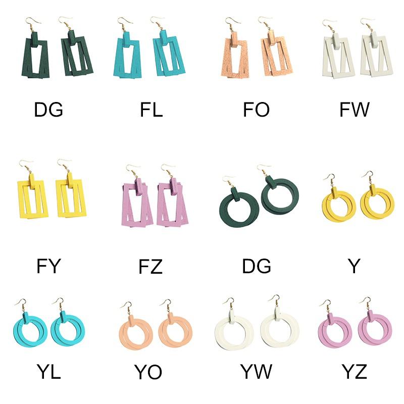 Cặp Bông Tai Nữ Thời Trang Retro