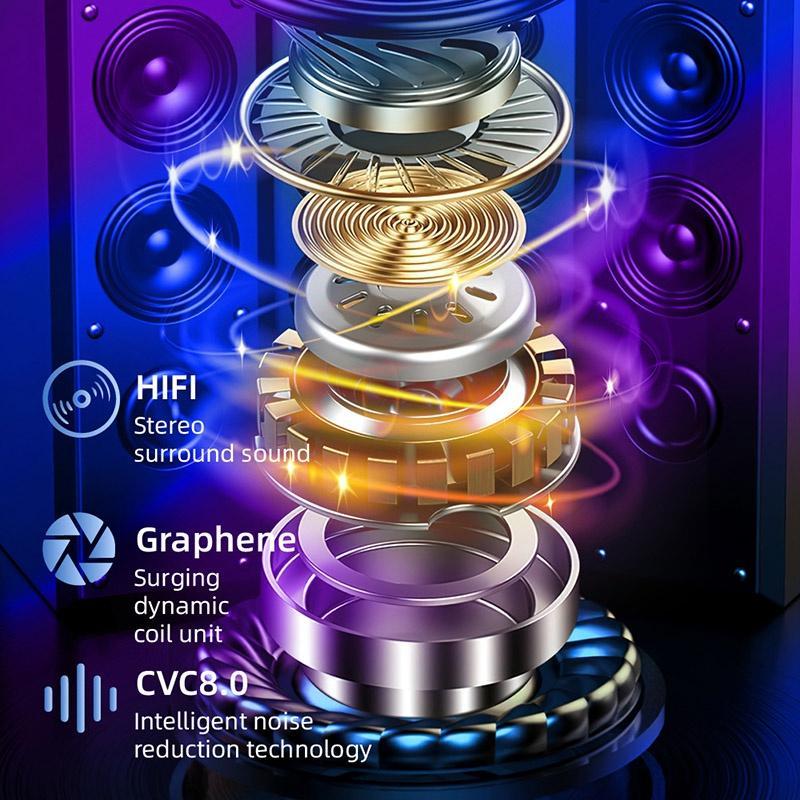 Tai Nghe Bluetooth E50 TWS 2022 Chống Nước Giảm Tiếng Ồn Tích Hợp Mic Cho Tất Cả Các Cuộc Họp Thể Thao