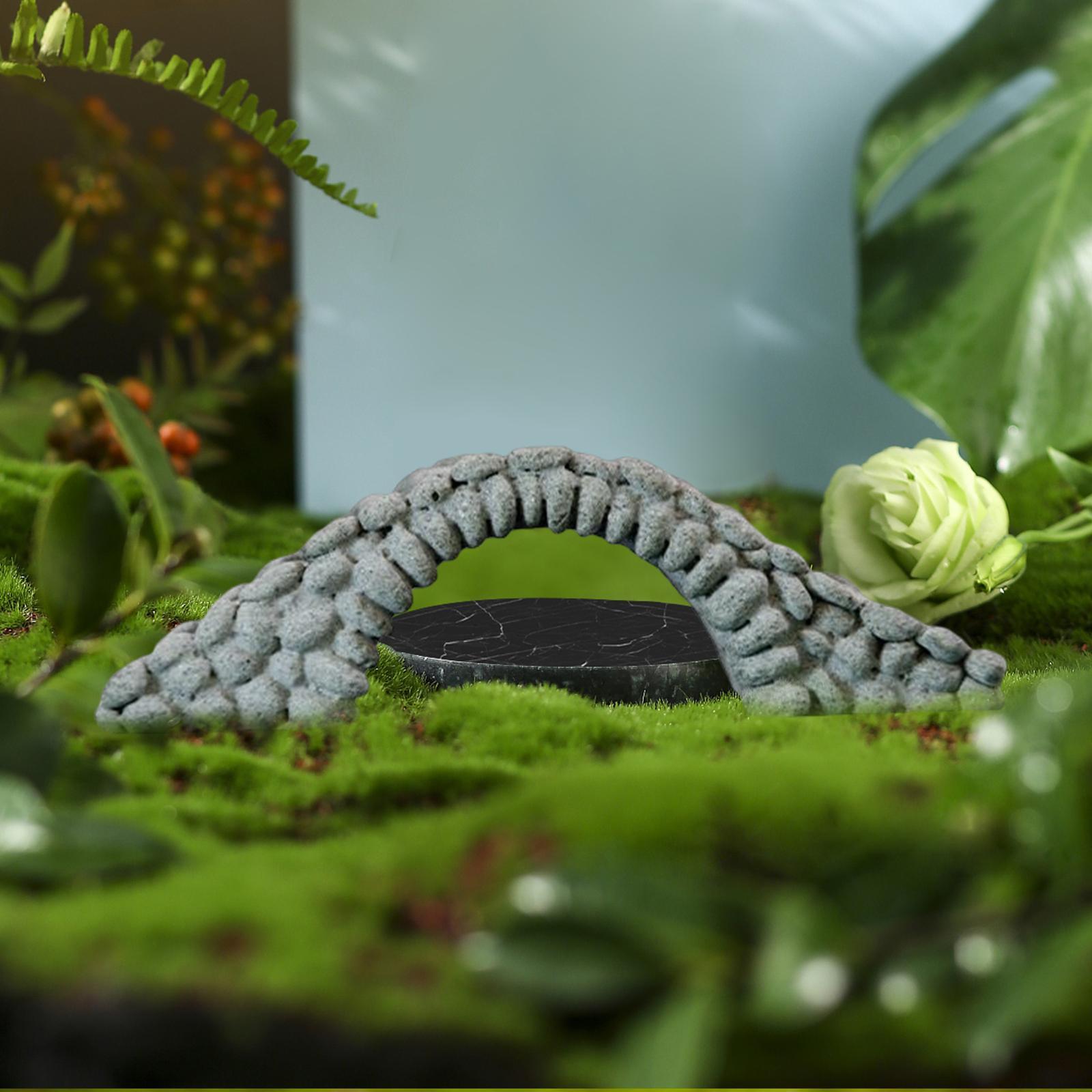 Miniature Bridge Micro Landscape Ornament Arch Bridge Figurine Resin Craft