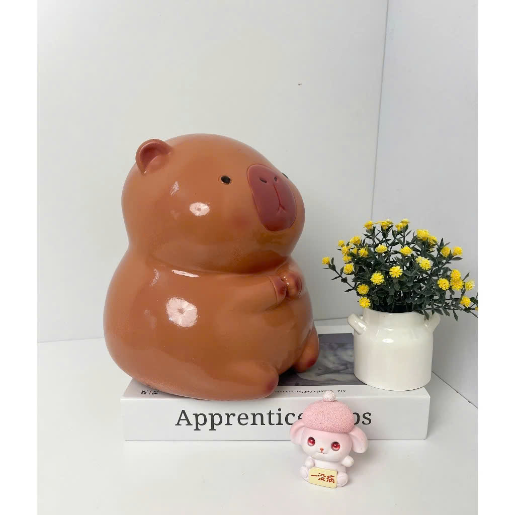 Ống Tiết Kiệm Gấu bông Chuột Capybara Thú nhồi bông Capybara Bộ trưởng Bộ Ngoại Giao đáng yêu Thú Bông Quà Tặng