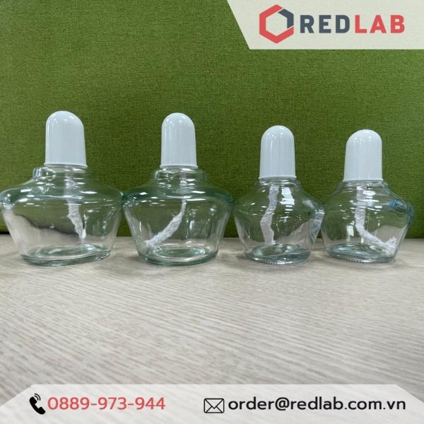 Đèn cồn thủy tinh trong phòng thí nghiệm 150ml - 250ml ONELAB