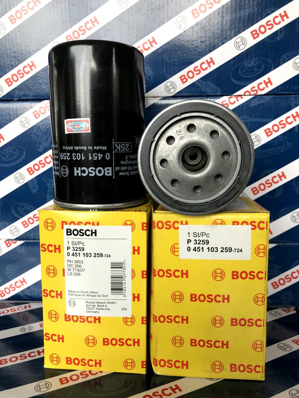 Lọc Nhớt Hyundai SantaFe 2.0, Tucson 2.0 , Kia Carens 2.0 Diesel/Máy dầu - Bosch P3259