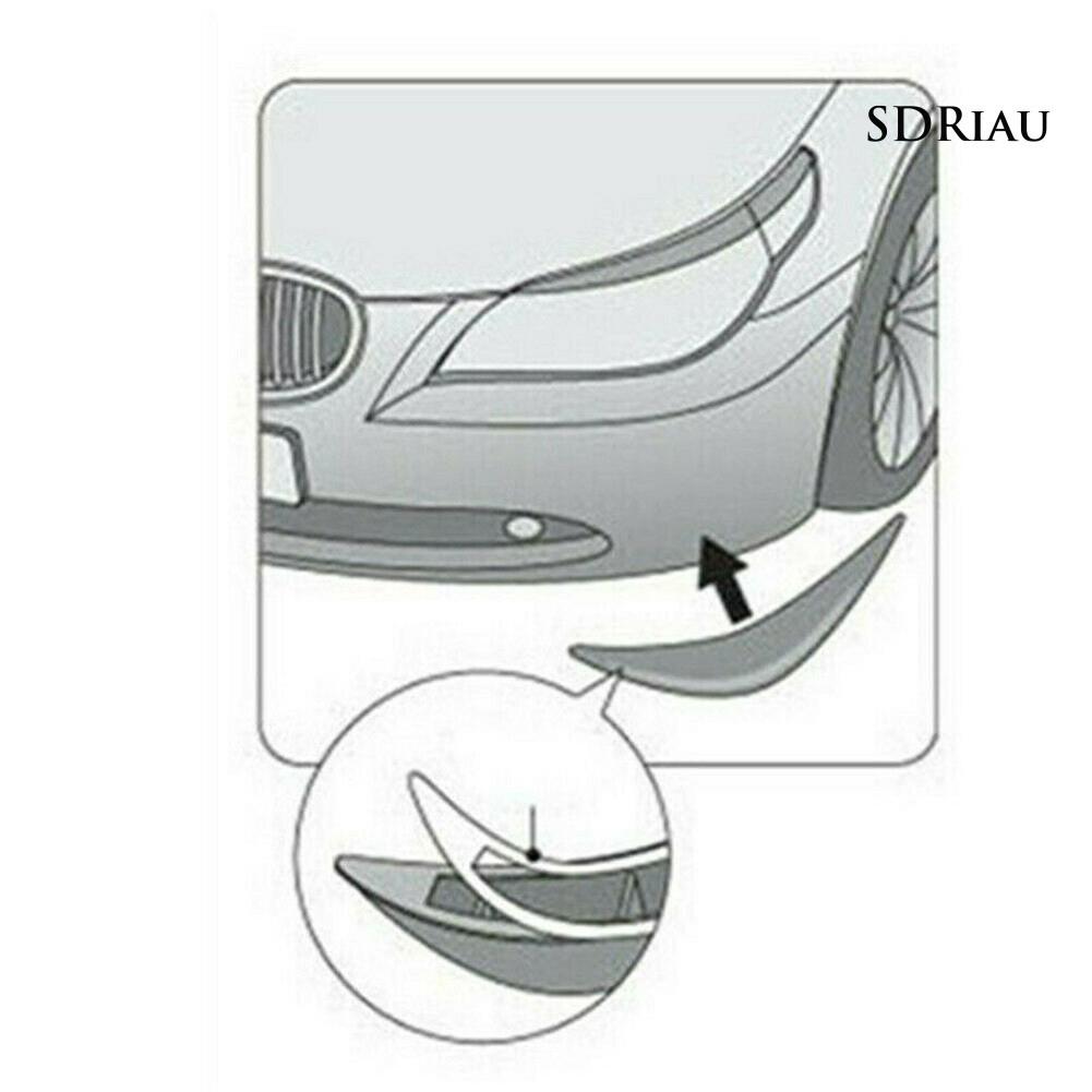 Set 2 miếng bảo vệ cản trước và sau xe hơi