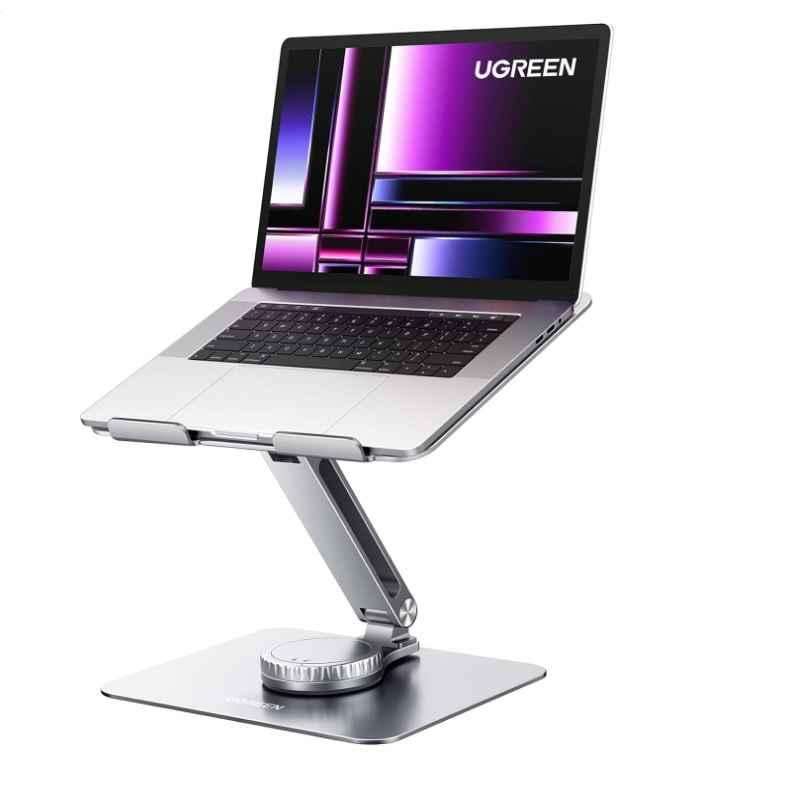 Ugreen UG90849LP592TK 17.3inch thiết kế công thái học xoay 360 độ Giá đỡ máy tính laptop để bàn max 5kg chất liệu hợp kim màu ghi tối - HÀNG CHÍNH HÃNG