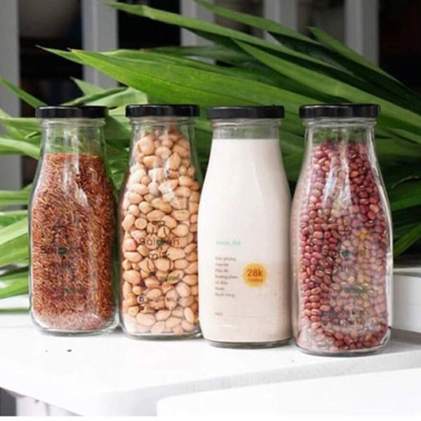 Bình Thủy Tinh Nắp Thiếc 310ml trơn