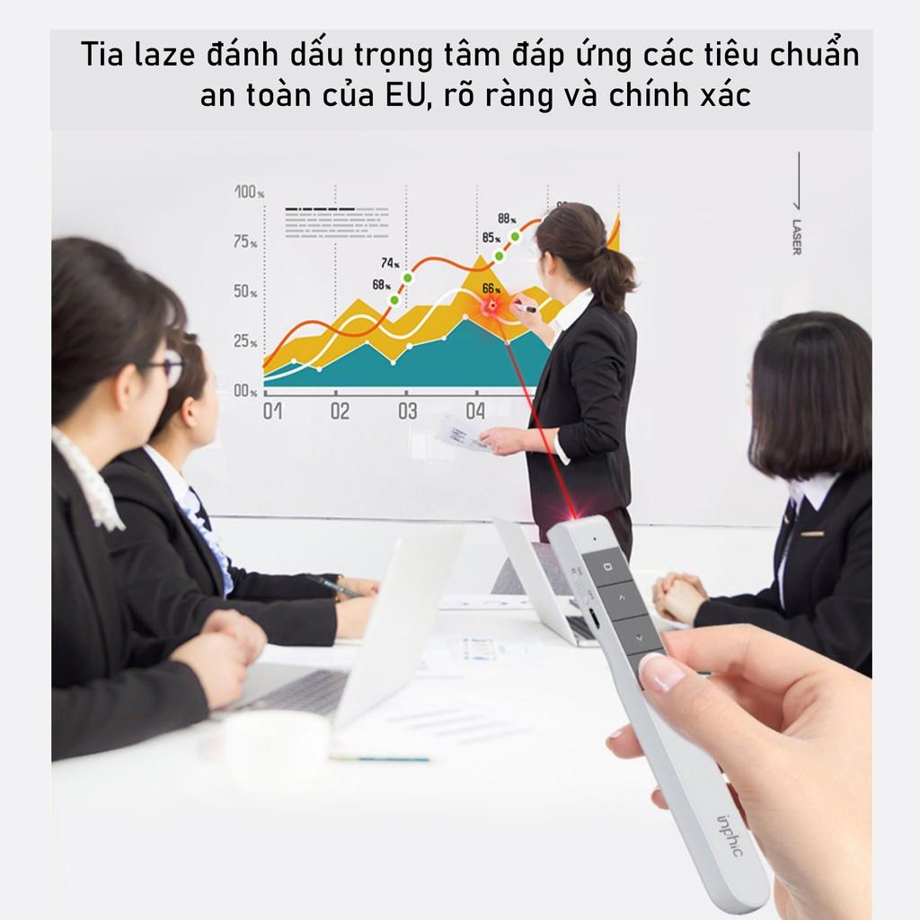 Bút Trình Chiếu Powerpoint Thuyết Trình Laser TEKKIN Inphic L1P Chiếu Slide - hàng nhập khẩu