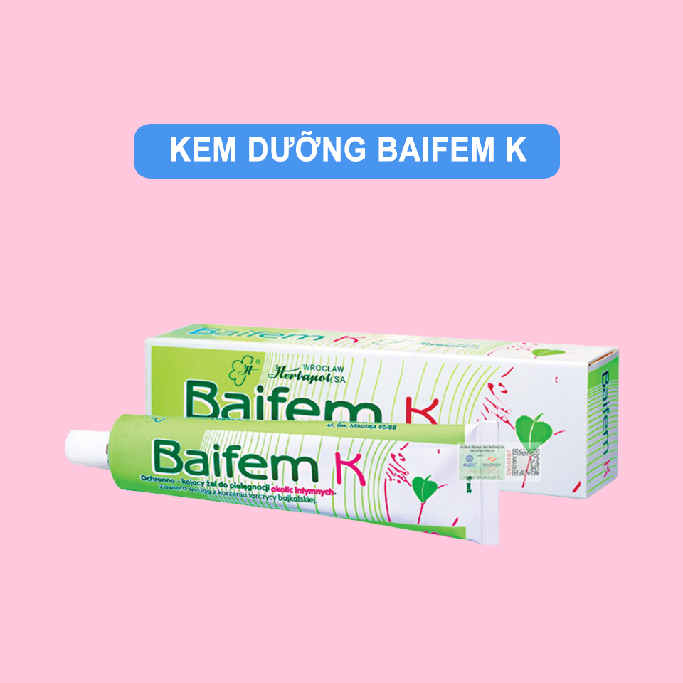 Baifem K Gel Hoàng cầm Bảo Vệ Dịu Nhẹ 15g - Herbapol Wroclaw