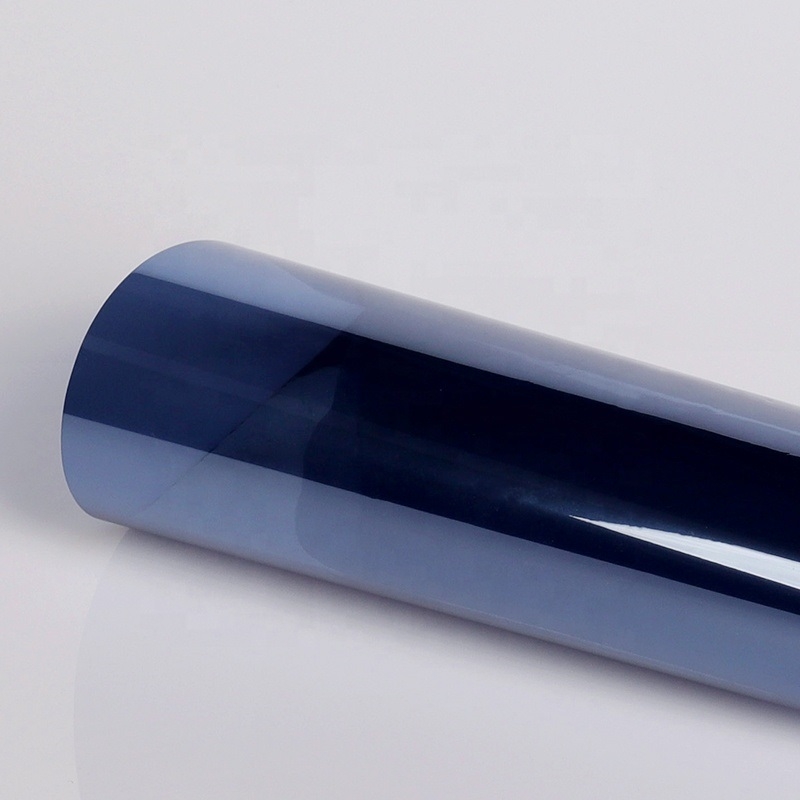 Decal dán kính chống nắng xanh đen - có keo sẵn khổ rộng 1m dài 3m