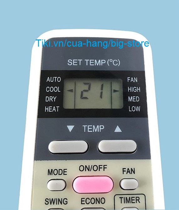 Remote Dành Cho Máy Lạnh Midea Điều Khiển Điều Hòa Inverter MSAF-10CRDN8 Kèm Pin