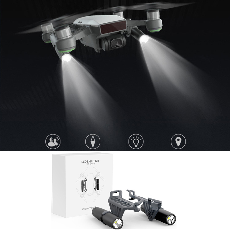 Phụ kiện Spark - Đèn rọi led cho DJI Spark – PGYtech – Hàng chính hãng