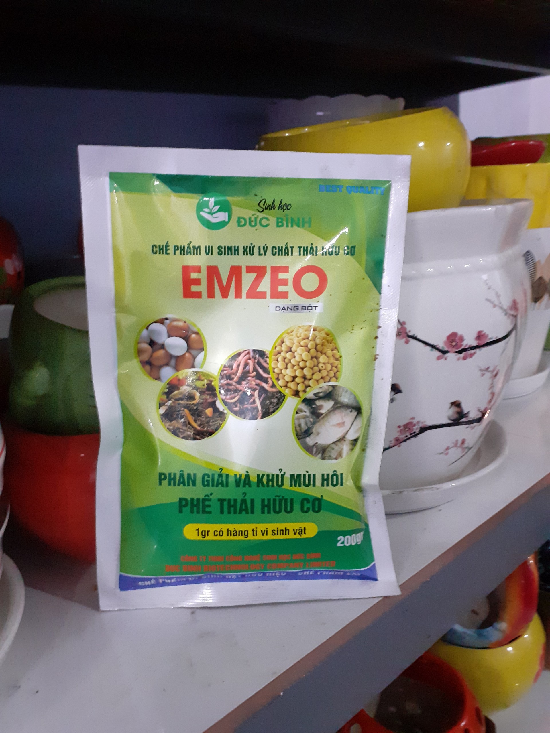 Chế phẩm EMZEO – chế phẩm vi sinh xử lý chất thải hữu cơ