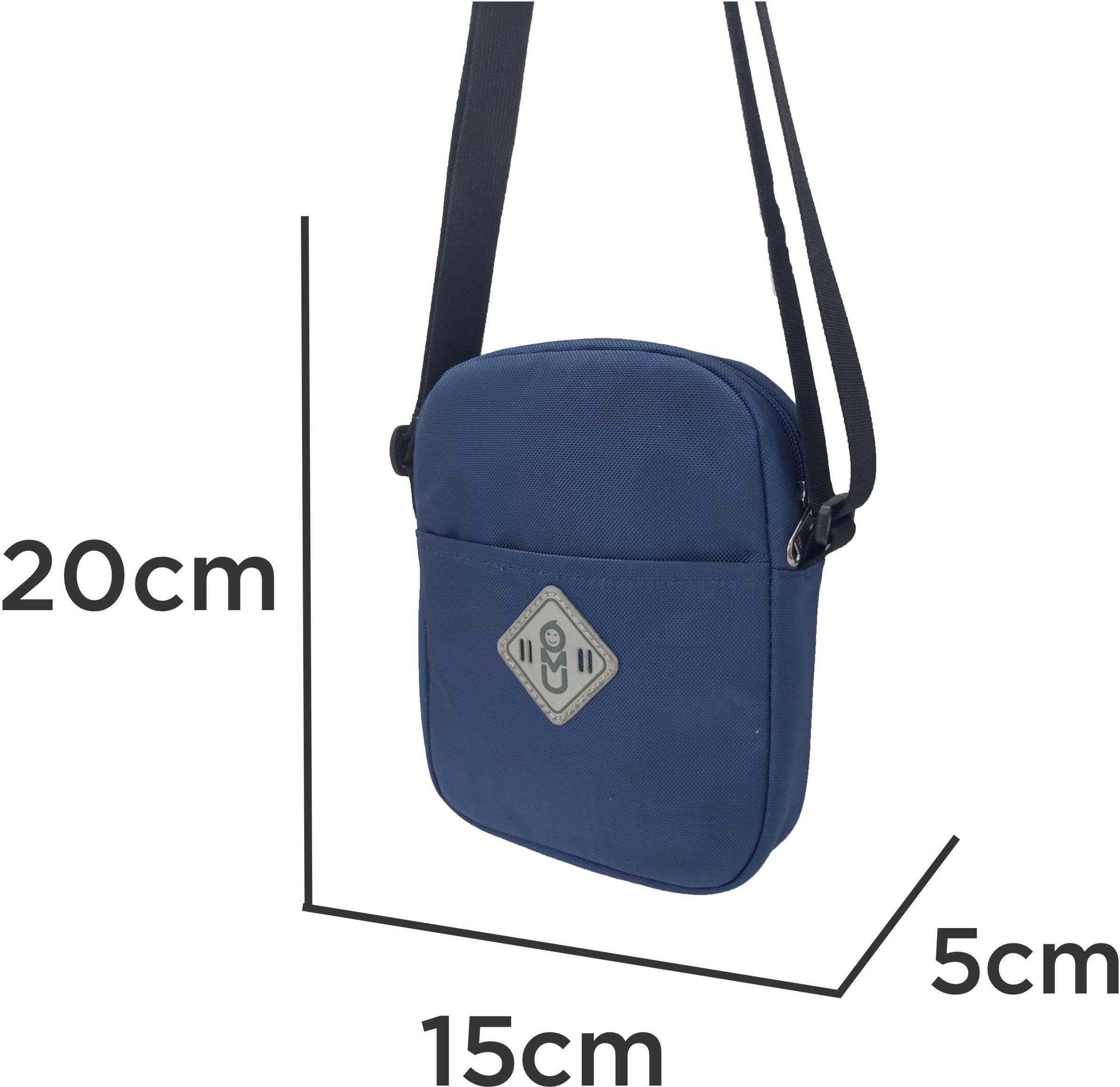 Túi Đựng Điện Thoại UMO V-STAR Unisex Crossbags [20x15cm] - Vải trượt nước, ít bám bụi, trẻ trung. Vải trượt nước, Quai mang êm, Khoá Kéo YKK Nhật Bản, Logo Dạ Quang, Độ bền cao Có 5 màu trung tính dễ phối đồ.